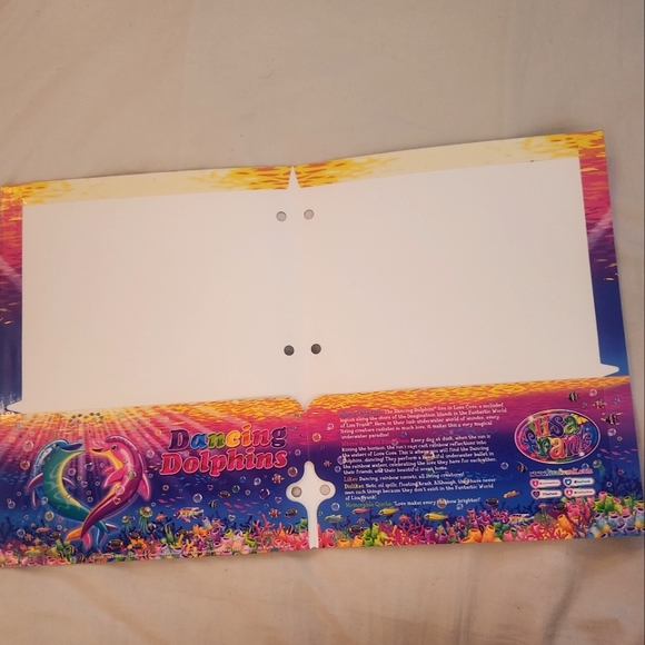 Lisa Frank Dolphin Folder NEW - Picture 3 of 8